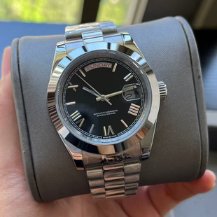 Lao Jia oyster constant version log watch double calendar week display automatic mechanical men's watch wholesale