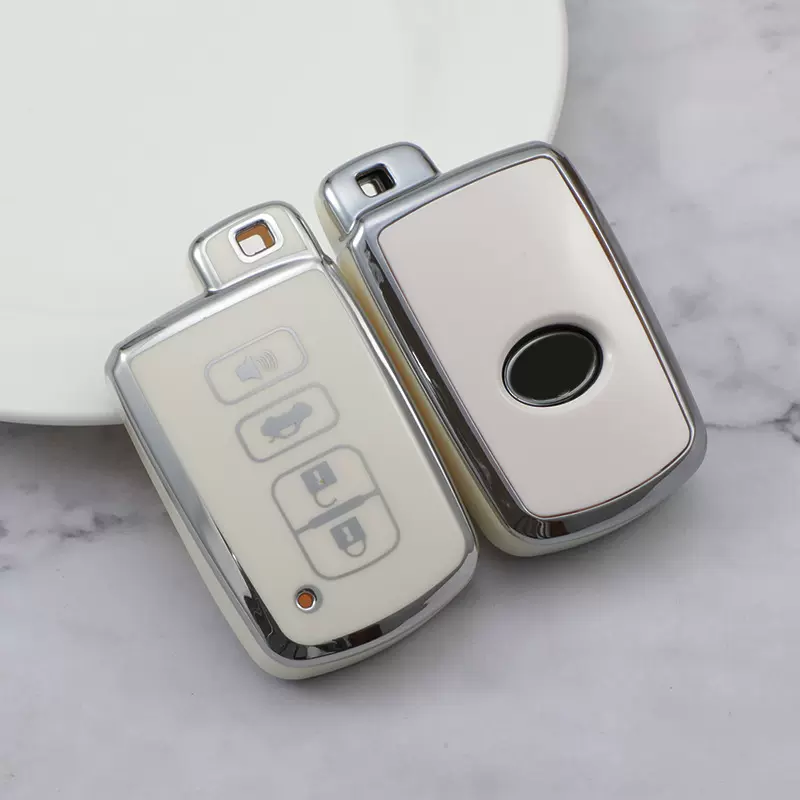 适用丰田阿瓦隆凯美瑞卡罗拉高地RAV4全包陆巡霸道汽车钥匙包壳套