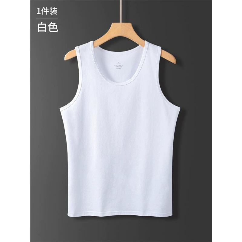 Sleeveless T-Shirt Vest, Plus Size, polyester or cotton, breathable summer casual (2XL–4XL available)