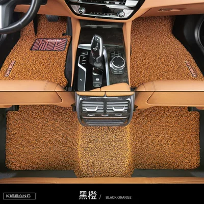 Universal Foot Pad — seat, carpet-style driver's seat mat, specialized - full-vehicle-pure-enjoyment-series-black-and-orange