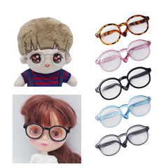 20cmEXO Cotton Doll Transparent Glasses 3 Points BJD Doll Toy Accessories 4.5cm/6.5cm/9cm Sunglasses