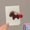 Money Bag Pony Hairpin [Dark Coffee]