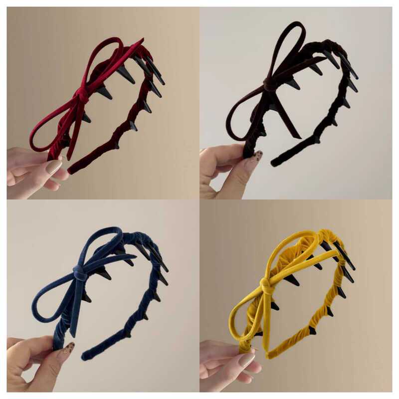 High-End Satin Exquisite Black Pearl Headband, New Model, Non-Slip Headband That Makes the Face Look Smaller High-End Satin Exquisite Black Pearl Headband, New Model, Non-Slip Headband That Makes the Face Look Smaller