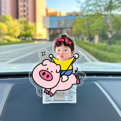 creative, Car ornaments - vehicle-mounted-solar-battery-dual-use-model-single-person-shaking-head-472-models
