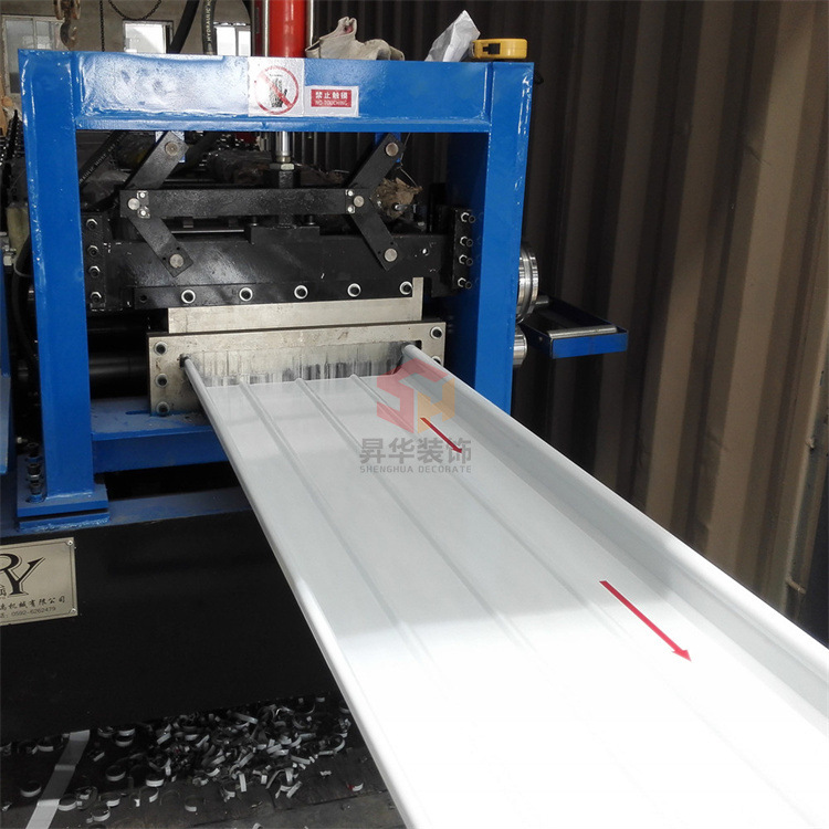 现场加工 圆形体育馆屋面板65-300型 铝镁锰板金属屋面集成系统