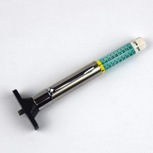 Colorful scale plastic tire tread depth gauge 0-25mm depth meter tread depth gauge tire tread depth gauge tire tread pen