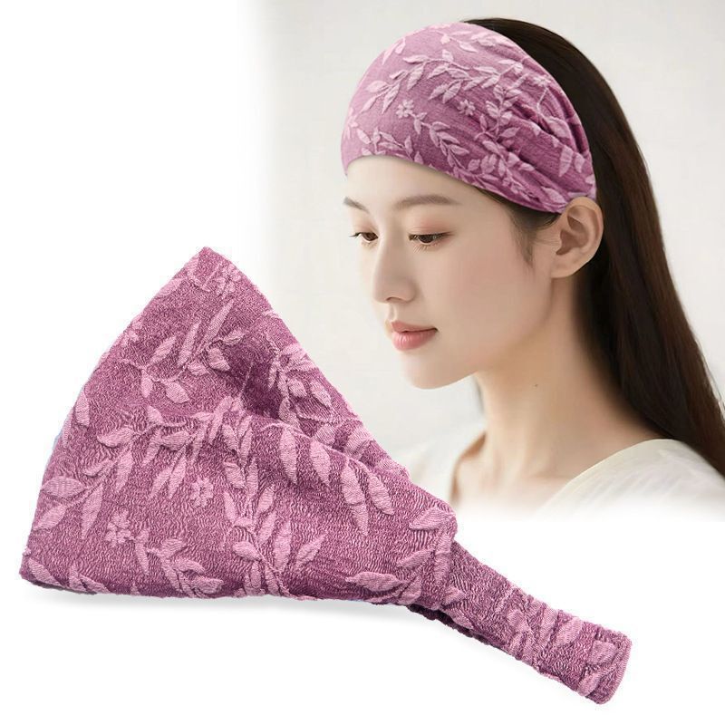 Cross-Border Wide-Brimmed Headband to Cover White Hair, Elastic Hairband for Loose Hair, Popular Online, Simple Hair Accessory for Washing Face and Going Out, Headscarf for Women Cross-Border Wide-Brimmed Headband to Cover White Hair, Elastic Hairband for Loose Hair, Popular Online, Simple Hair Accessory for Washing Face and Going Out, Headscarf for Women