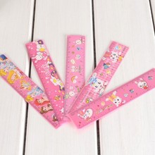 贴花直尺15CM 30CM新款学生文具 中小学生尺子贴画 贴不干胶尺