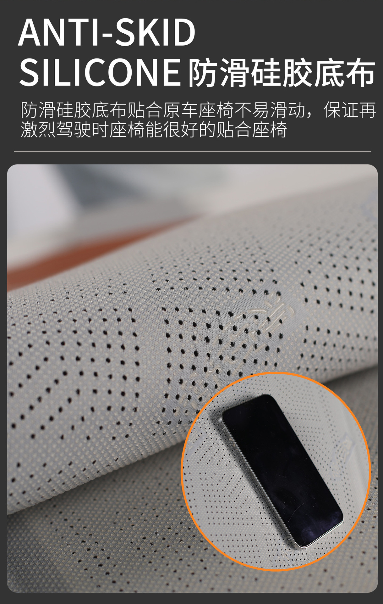 High-end latex cotton car seat cushion for autumn and winter, suitable for all seasons, with a suede finish, offering a premium feel and breathability