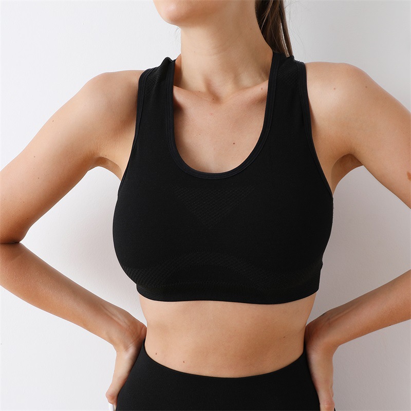 Deportes transfronterizos chaleco de fitness pantalones cortos de dos piezas abdominales ventilados elásticos pantalones de melonía rápido set de yoga seco