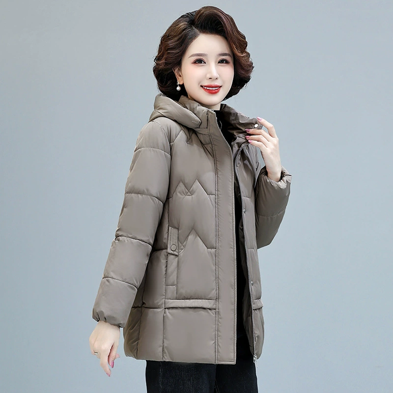 Winter classic keep warm jacket with hood, increased thickness, plus size, western style