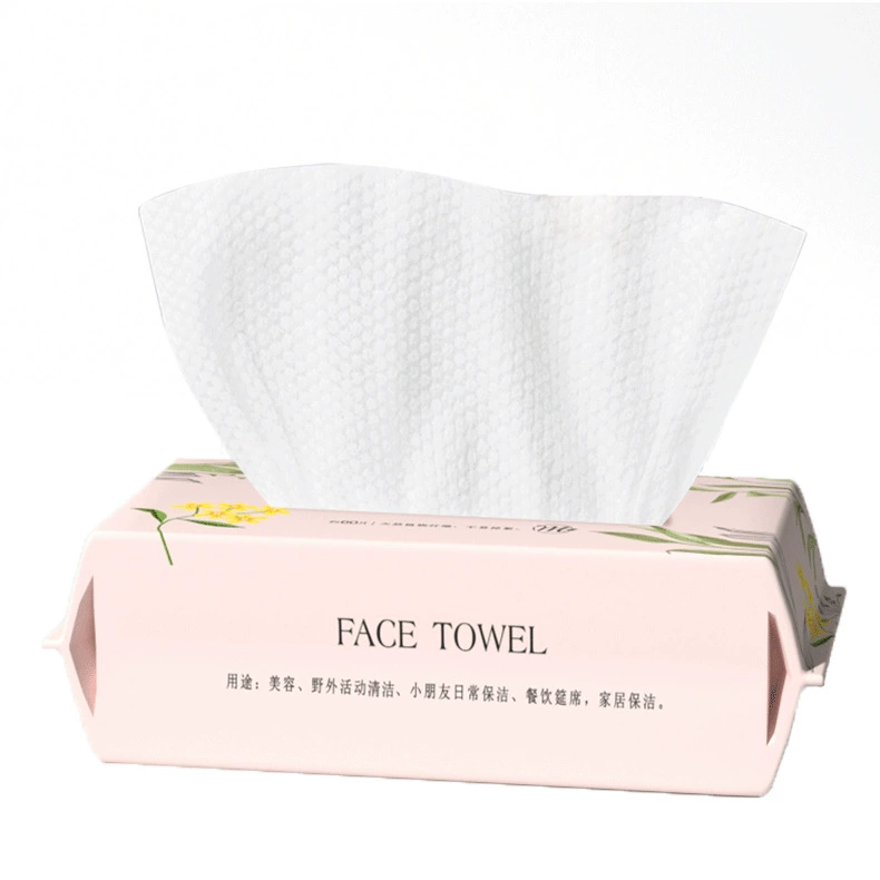 Disposable Cotton Face Towels, Soft Non-Woven Wet Wipes, Multiple Sizes and Counts