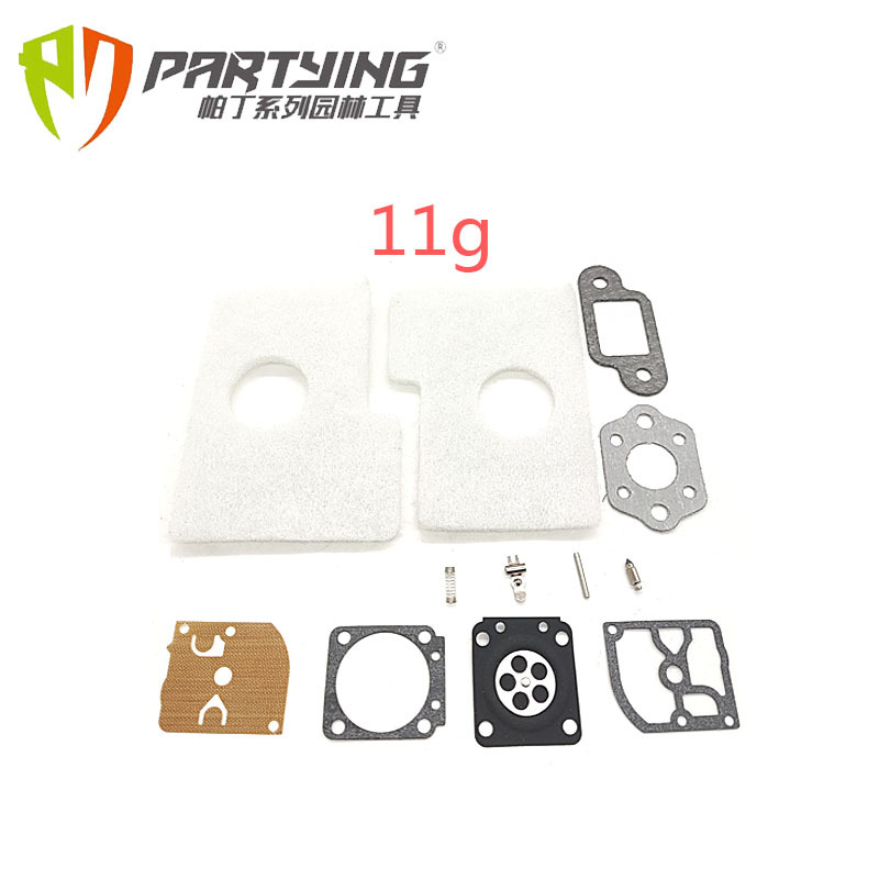 MS180170化油器修理包ZAMA款017018膜片泵膜垫片空滤海绵园林