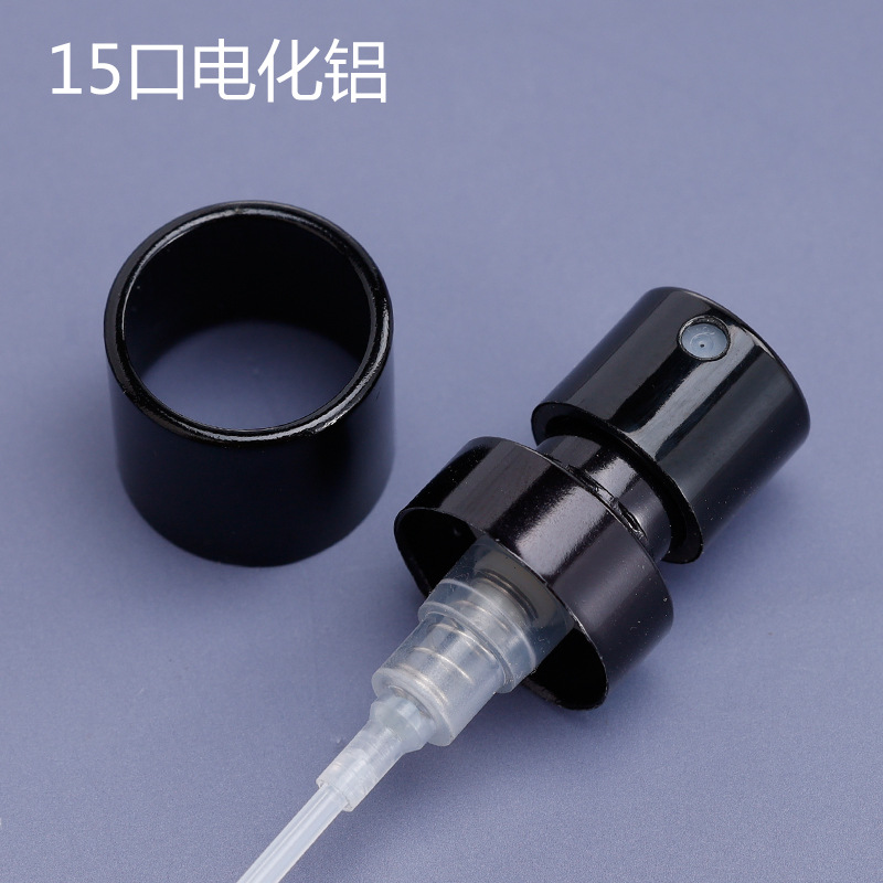 En stock 15-boca boquilla cosmética perfume pulverización fina oro plata negro 13-boca máquina de sellado de la boquilla de bayoneta