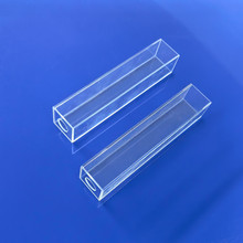 石英玻璃方缸高纯石英管耐高温透明玻璃坩管式炉管试管方形石英管