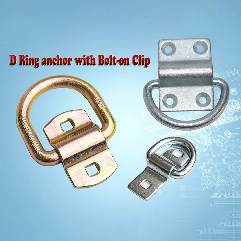 Утолщенное кольцо для крепления контейнера, крепежное кольцо, напольный крюк, маленькое тянущее кольцо, железное оцинкованное D-образное кольцо, тянущая веревка, фиксированная пряжка D-образного кольца.