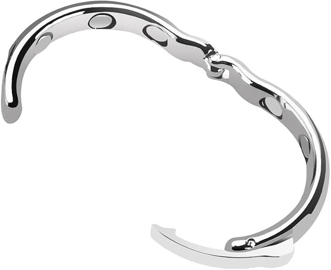Metal Penis Weight Training Ring, Foreskin Restraint Lock Ring, Large Size — detail image 8