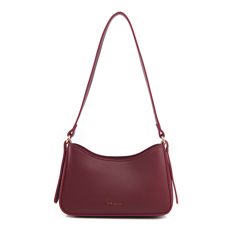 Cross-Border Retro Women's Bag, High-End Niche Baguette Bag, 2024 New Fashion Armpit Bag, Shoulder Bag, Cross-Body Bag