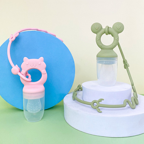 New hot selling children's toy anti-lost rope chain food grade baby teether anti-lost chain silicone pacifier chain