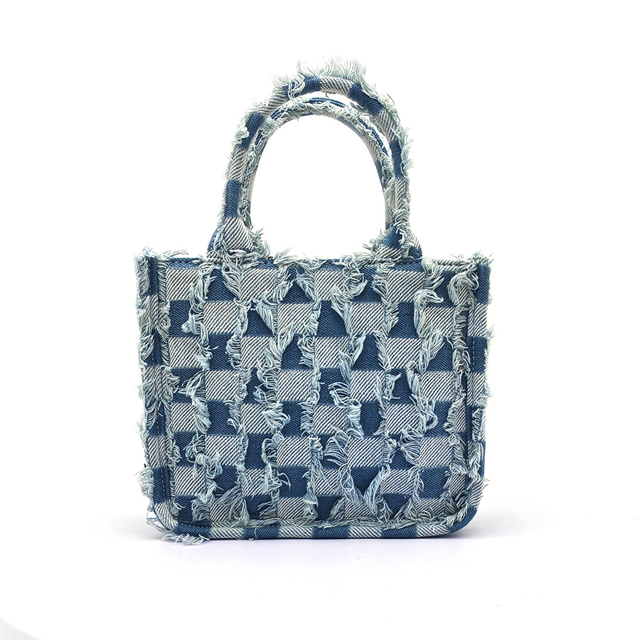 Nueva Bolsa de tela vaquero portátil para clases, bolso especial, bolso vaquero, Crowdsourcing femenino, versión coreana de moda