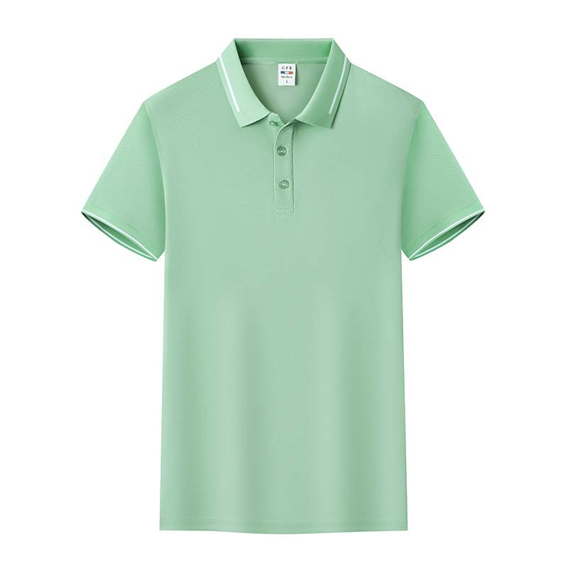 Trajes de trabajo de mangas cortas con solapa logotipo de verano de negocios polo camisetas de trabajo de la empresa de ropa de grupo camisetas de mangas cortas