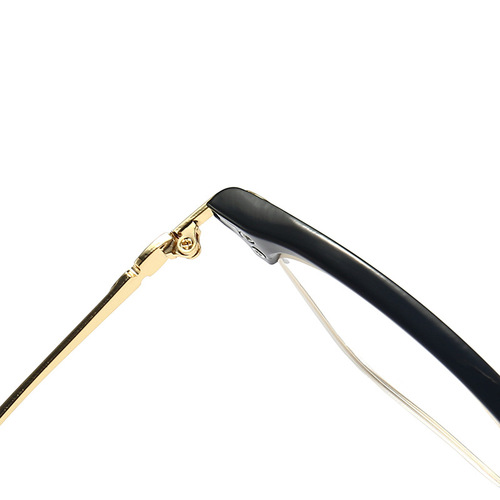 New finished myopia glasses fashionable half-frame metal myopia glasses finished myopia glasses frame manufacturer wholesale