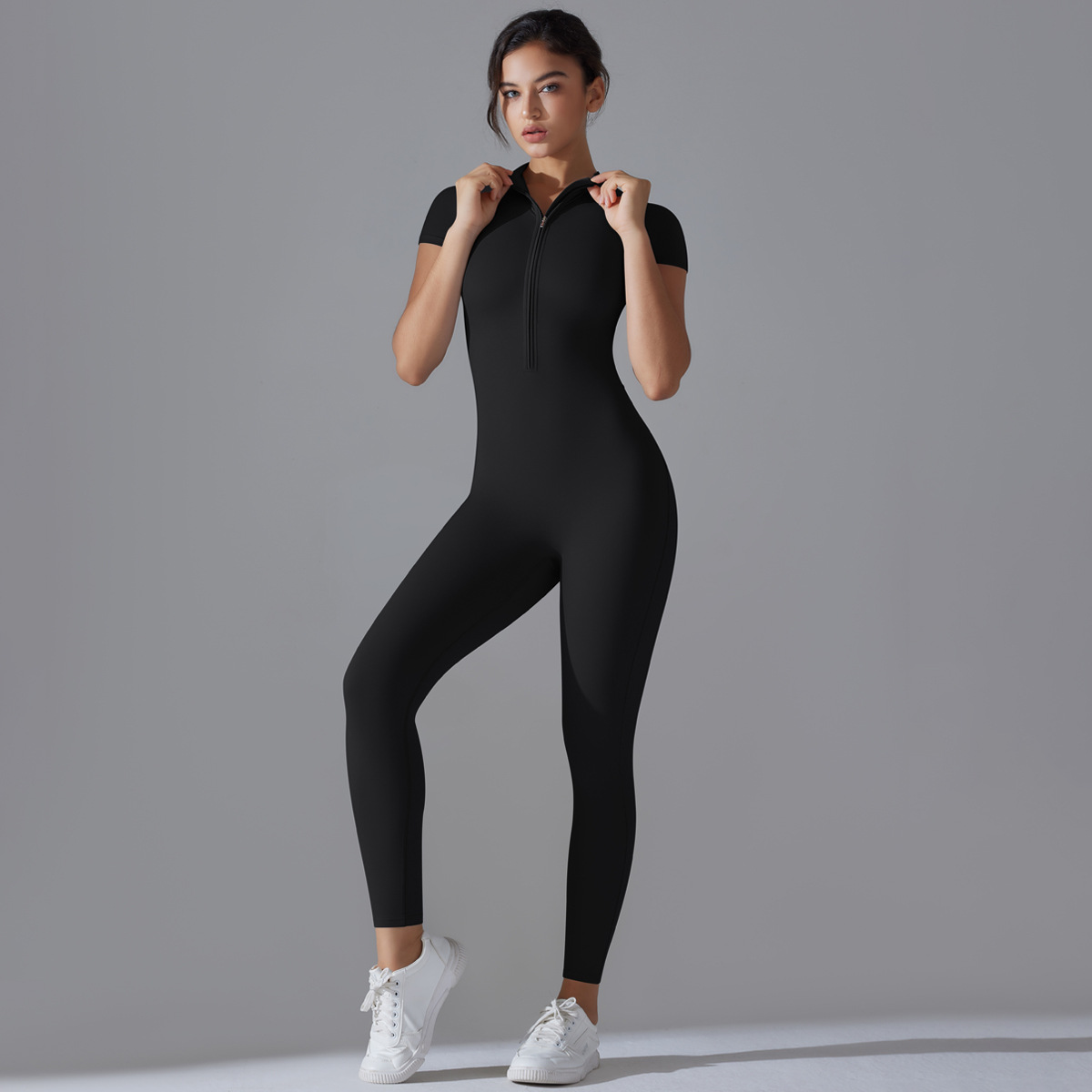 350g Weight Long Sleeve Sleeve Length Nylon, Cotton Blend Fabric Type Regular Top Length Jogger Pants Pants Type T-shirt Tops Type Fitness, Running, Sports Occasion Shirt Collar Neckline Solid Color Pattern Simple Style, Sport Style Style Simple Style Sport Style Solid Color Nylon Cotton Blend Shirt Collar Tracksuit T-shirt Jogger Pants 17