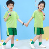 children summer Thin section ventilation motion Short sleeved suit men and women T-shirts Color matching Easy Short sleeved shorts Home Furnishings