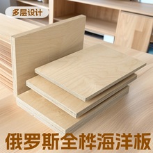 进口海洋板桦木板切割桦木海洋板胶合板E0多层板实木板材大板