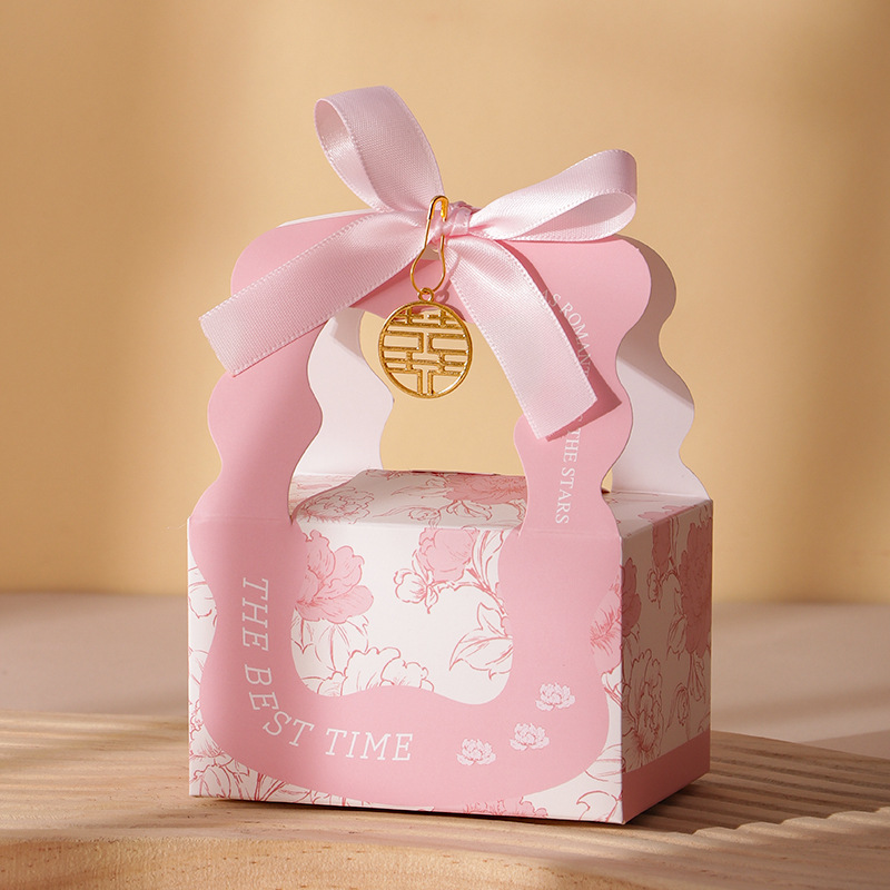 Elegant pink + pink ribbon + happy word