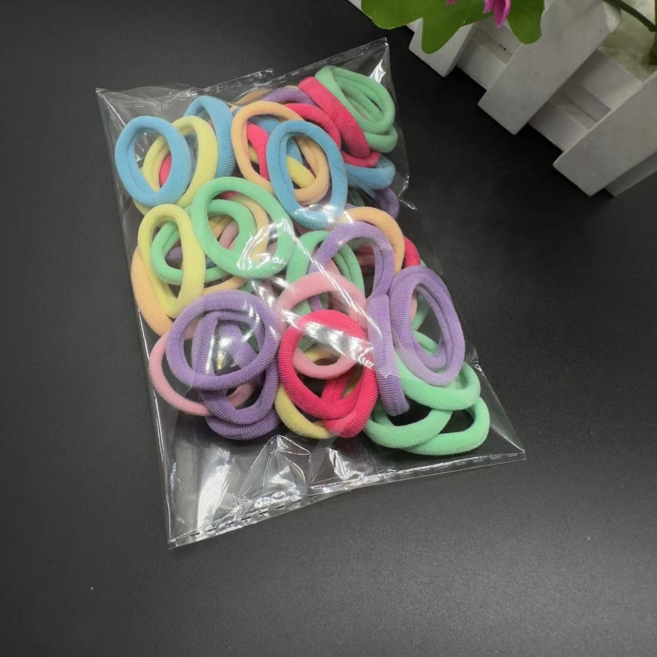 3cm toalla banda de pelo alta elástico anillo de toalla de color sólido anillo sin accesorios de regalo corbata accesorios de pelo al por mayor