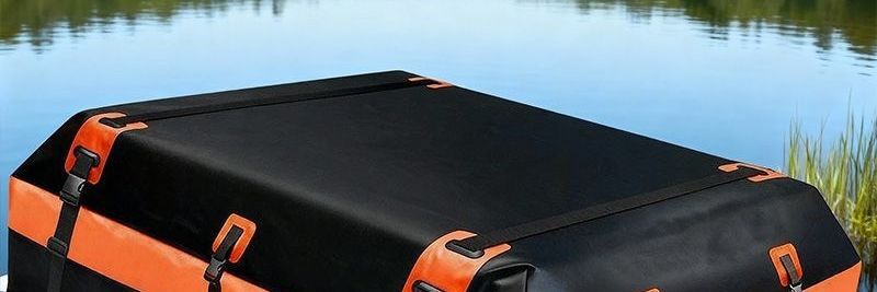 Waterproof car luggage bag, wear-resistant storage luggage box, car luggage rack, roof-mounted SUV large-capacity rainproof plastic