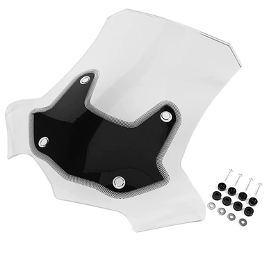 Suitable for Bmw F850Gs Adv Modified Motorcycle Heightening Windshield Front Windshield Jmmotoadv (Motorcycle front windshield) - transparent