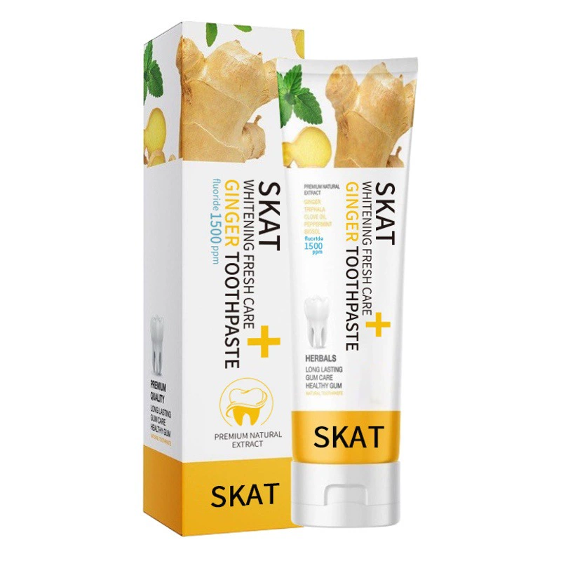 Трансграничные английский скат имбирь зубная паста полости рта очистки дыхания свежий имбирь зубная паста оптом
