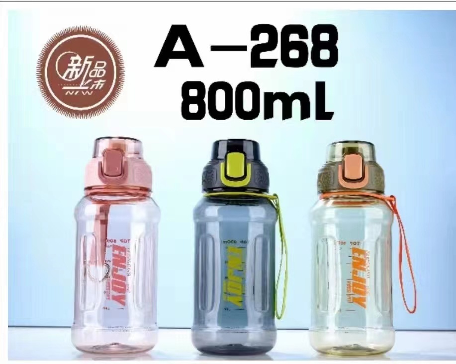 Sansheng PC taza de plástico al aire libre deportes cubo espacio taza grande 1000ml fitness hervidor estudiante agua