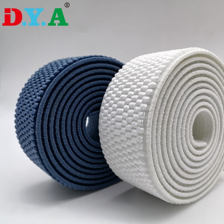 厂家现货玉米纹松紧带扁宽弹力带橡筋玉米纹弹力束腹松紧带