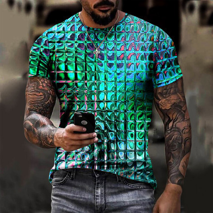 クロスボーダー迷彩スポーツ半袖Ape International共同ブランドファッションラウンドネック通気性3DプリントTシャツ卸売|undefined