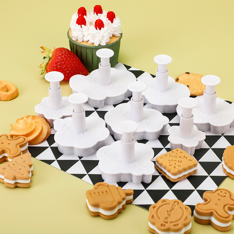 新しい外国貿易供給クリエイティブプラスチックシミュレーションビスケット型栄養補助食品 diy インターネット有名人フラワービスケットスプリング型|undefined