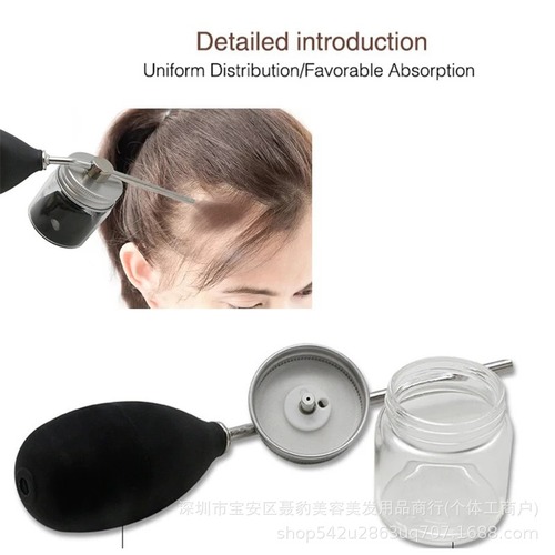 Hair fiber powder spray can nozzle hair powder visual improvement hair growth dense hair thick hair refill effect head