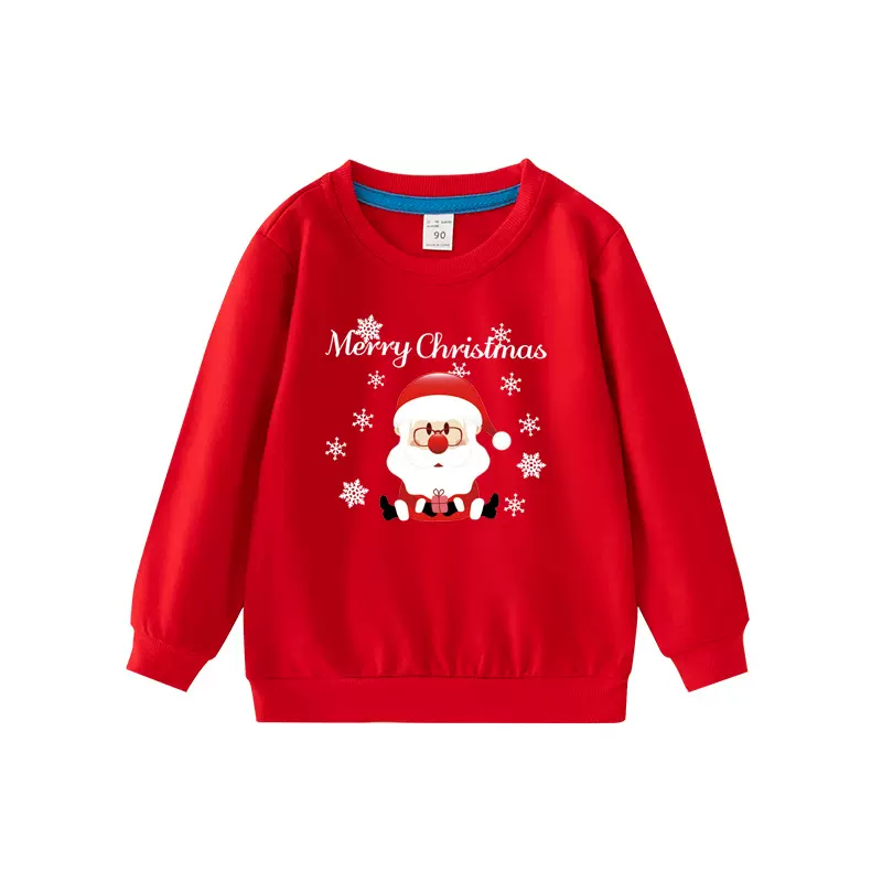 童装圣诞卫衣外贸女童卫衣春秋套头小童批发新品东南亚秋装上衣