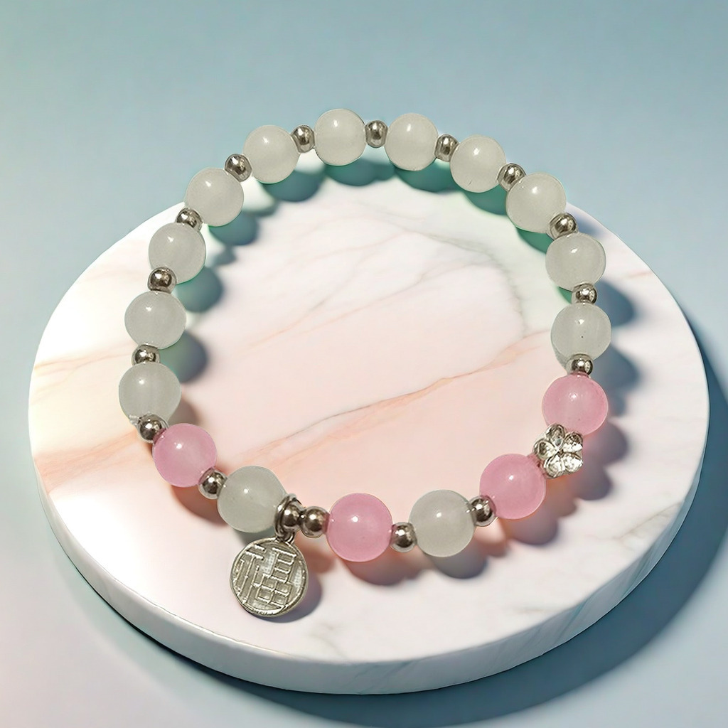 Pulsera de Lirio de los Valles Súper Hada, Promoción Especial 2025, para Mujer, Fresca y Única, Sensación de Alta Gama, Regalo de Pulsera con Cuentas para Mejor Amiga Estudiantil