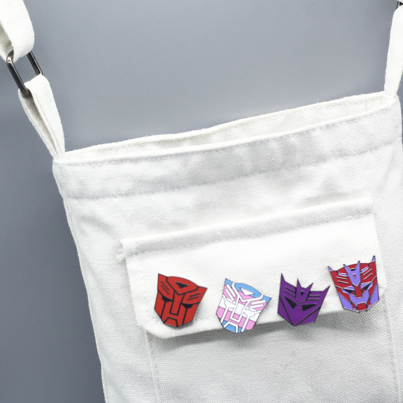 Transformers Autobot Movie Brooch Enamel Pin Backpack Accessories Decorative Badge