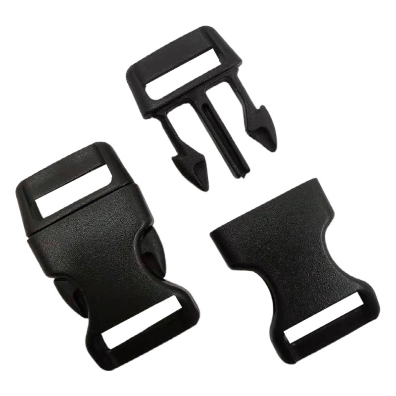 In-Stock Supply of Pom Non-Adjustable Curved Buckle Plastic Snap Fasteners for Pet Harnesses, 10Mm~25Mm, Colorful