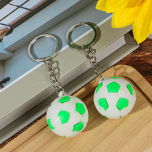 新款PVC足球促销书包随身携带挂饰包卡通PU革礼品俏皮挂件钥匙扣
