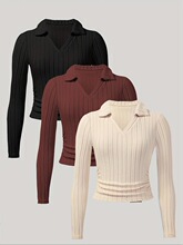 H 76023 French V-Neck Polo Top ��ʽ����POLO�� �羳ŷ��