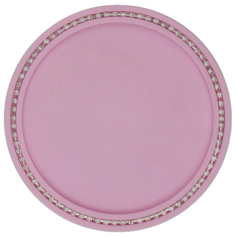 Qìchē Fánghuá Diàn – Anti-slip mat High Temperature Resistant - pink-11cm
