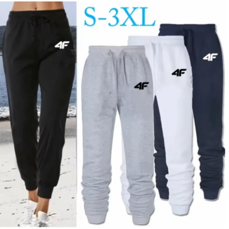 4F Men's Creative Printed Jogging Pants, Fitness Jogging Pants, Running Pants, Training Sweatpants, Sportswear