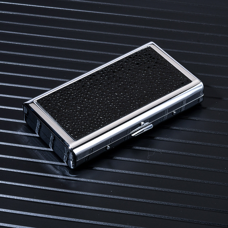 양면 [블랙 리치 패턴] 아이언 클립 스타일