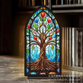 跨境新品Book Nook木质生命之树书架装饰品爱书人士礼物读者礼品