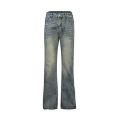 TKPA American high street retro washing vibe style cleanfit slim loose loose jeans wide-leg trousers